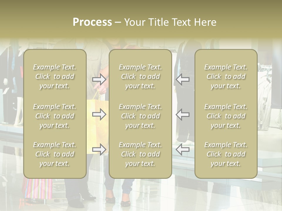 Window Showing Standing PowerPoint Template