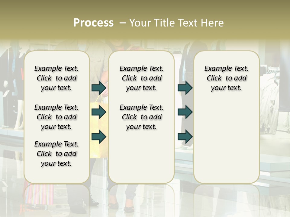 Window Showing Standing PowerPoint Template