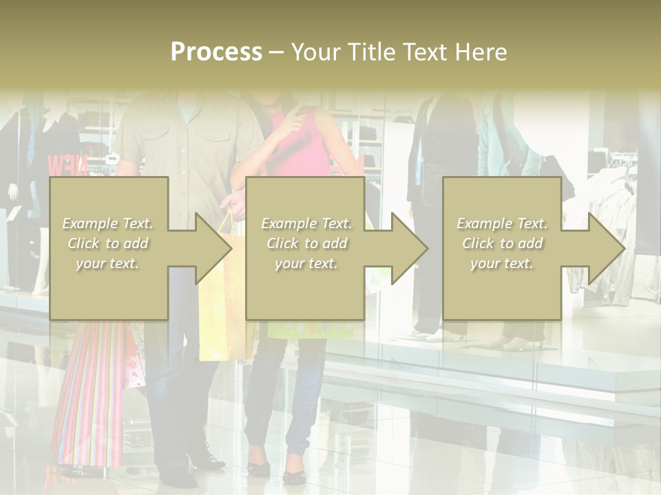 Window Showing Standing PowerPoint Template