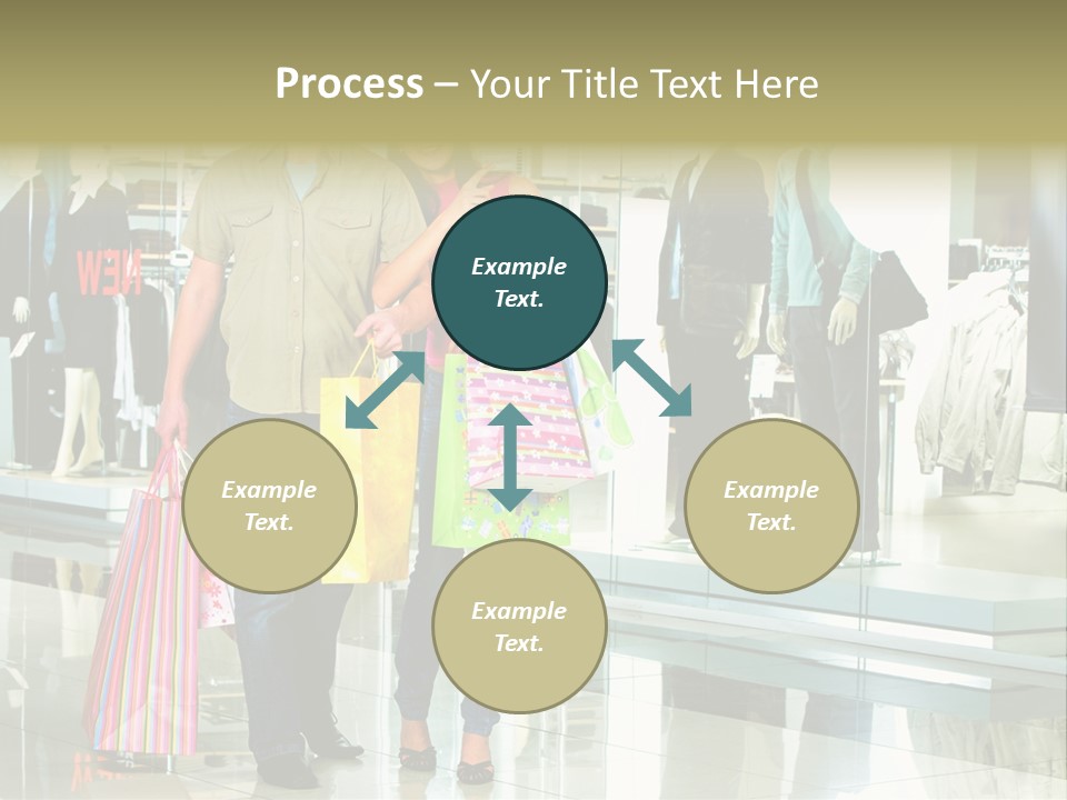 Window Showing Standing PowerPoint Template