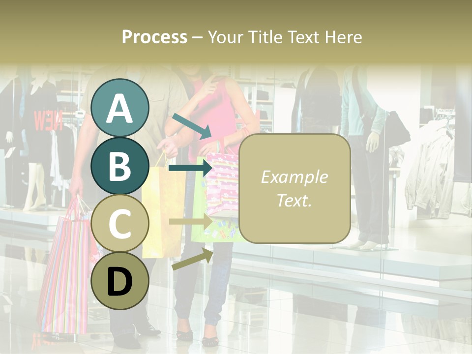 Window Showing Standing PowerPoint Template