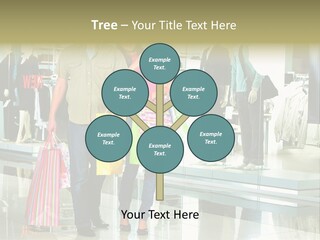 Window Showing Standing PowerPoint Template