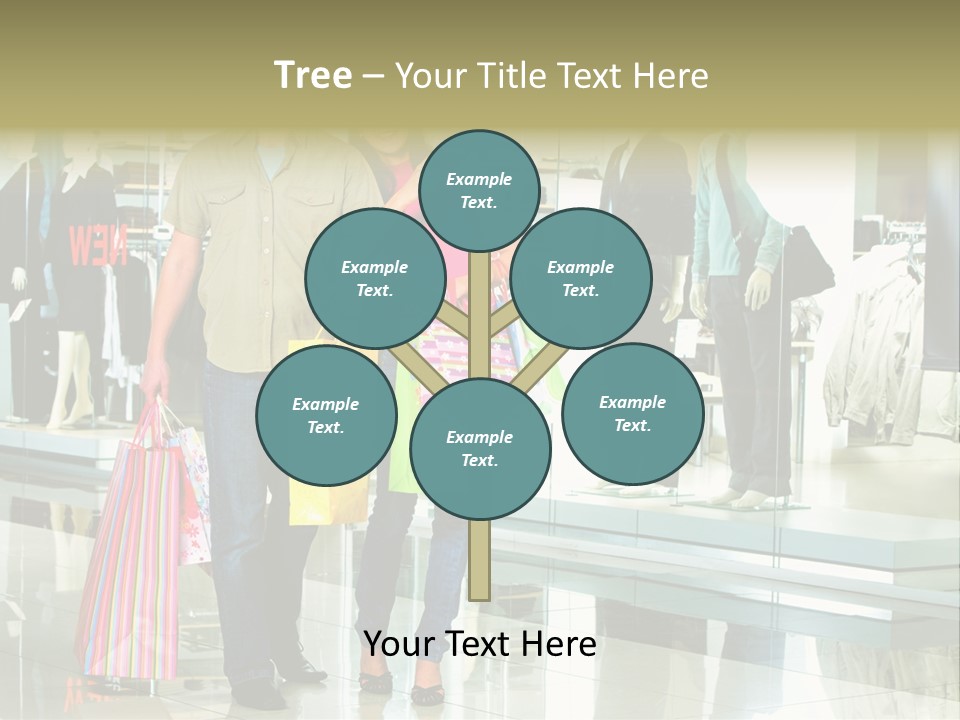 Window Showing Standing PowerPoint Template
