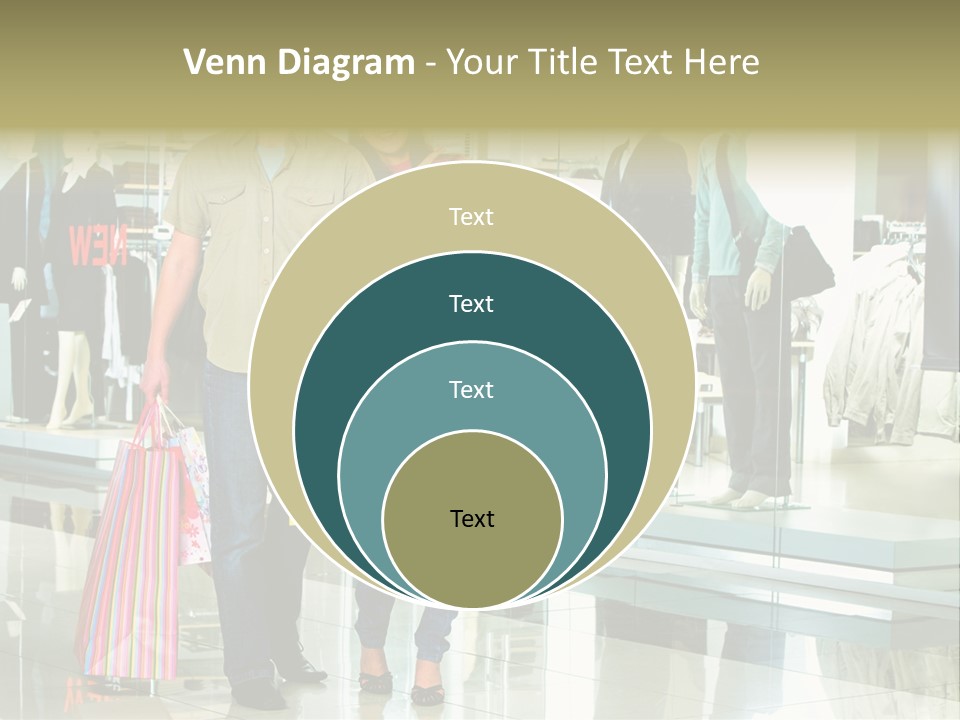Window Showing Standing PowerPoint Template