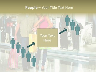 Window Showing Standing PowerPoint Template