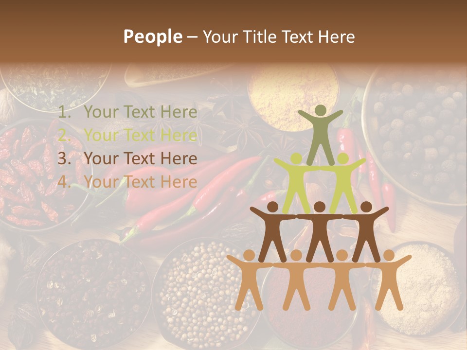 Coriander Vivid Diversity PowerPoint Template