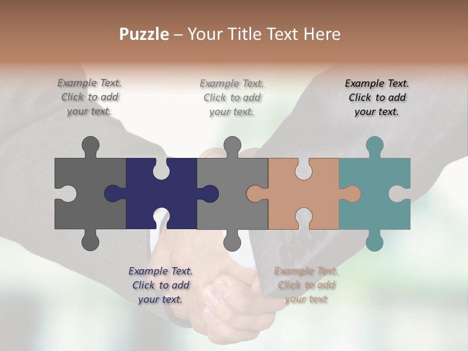 People Hand Together PowerPoint Template