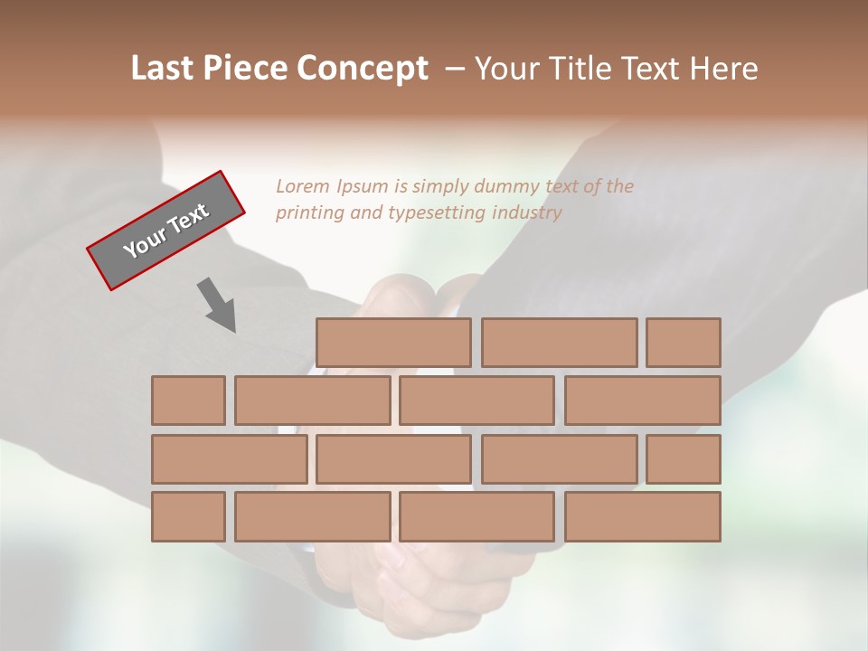 People Hand Together PowerPoint Template
