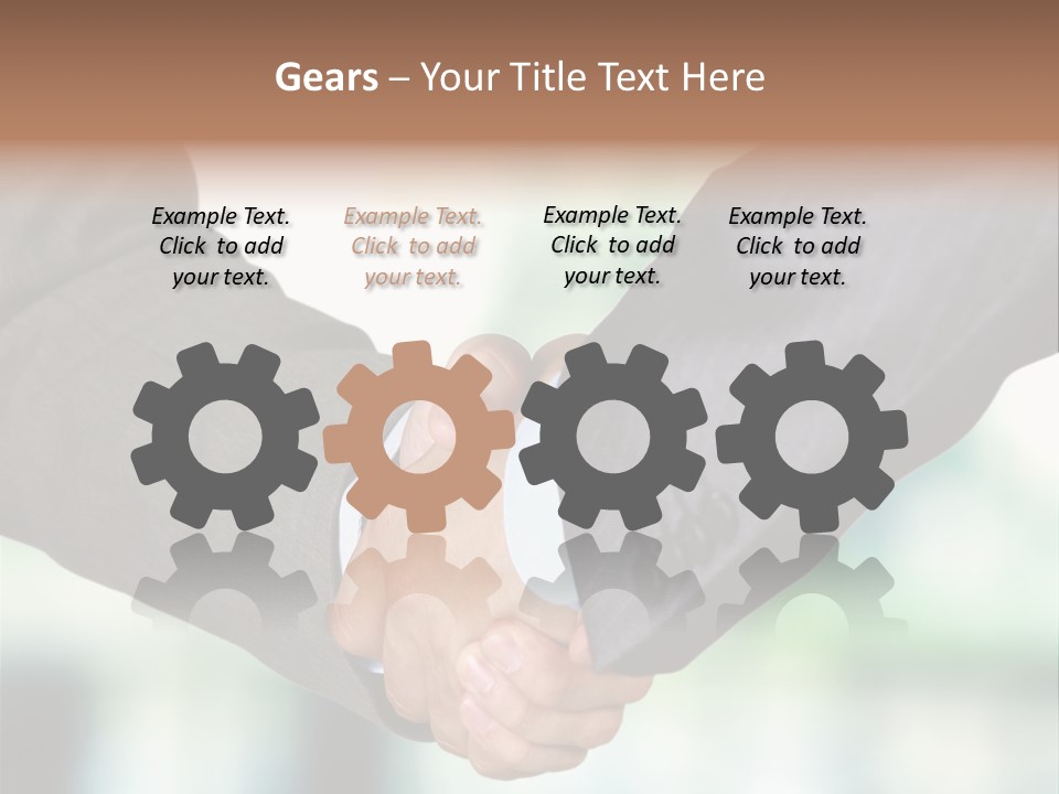 People Hand Together PowerPoint Template