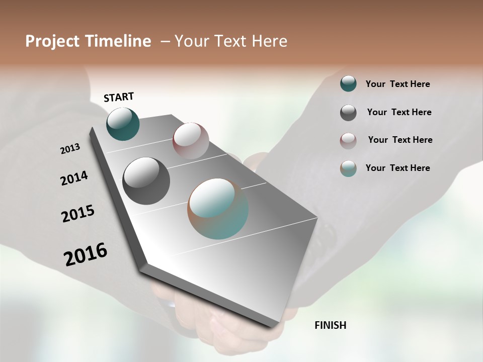 People Hand Together PowerPoint Template