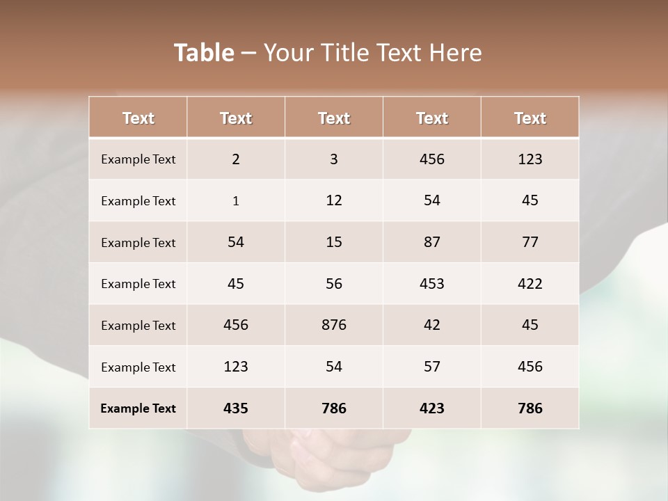People Hand Together PowerPoint Template