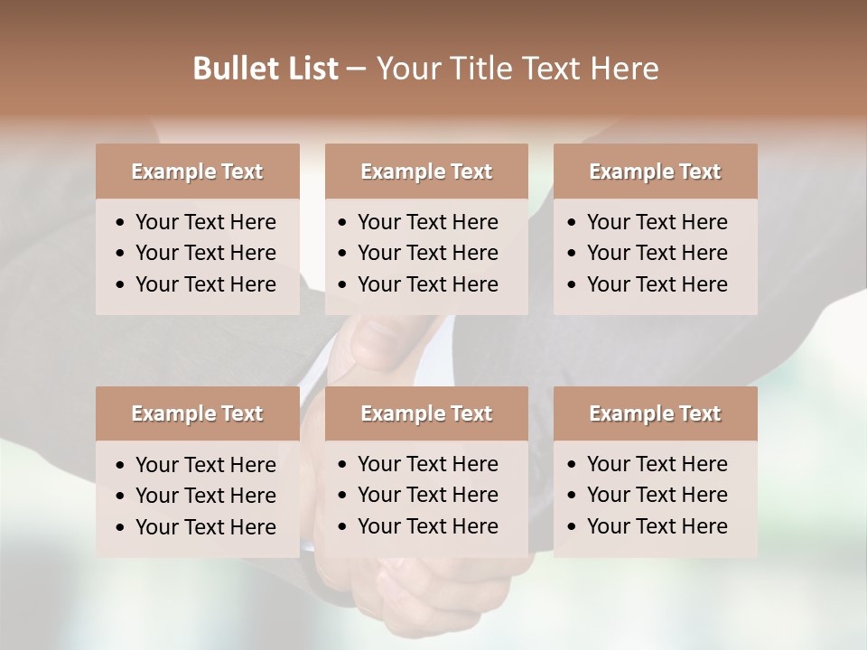 People Hand Together PowerPoint Template