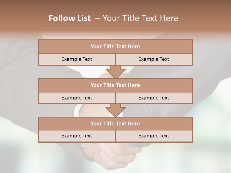 People Hand Together PowerPoint Template