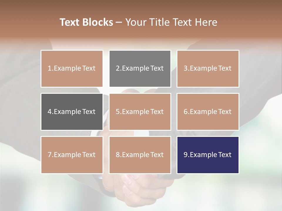 People Hand Together PowerPoint Template