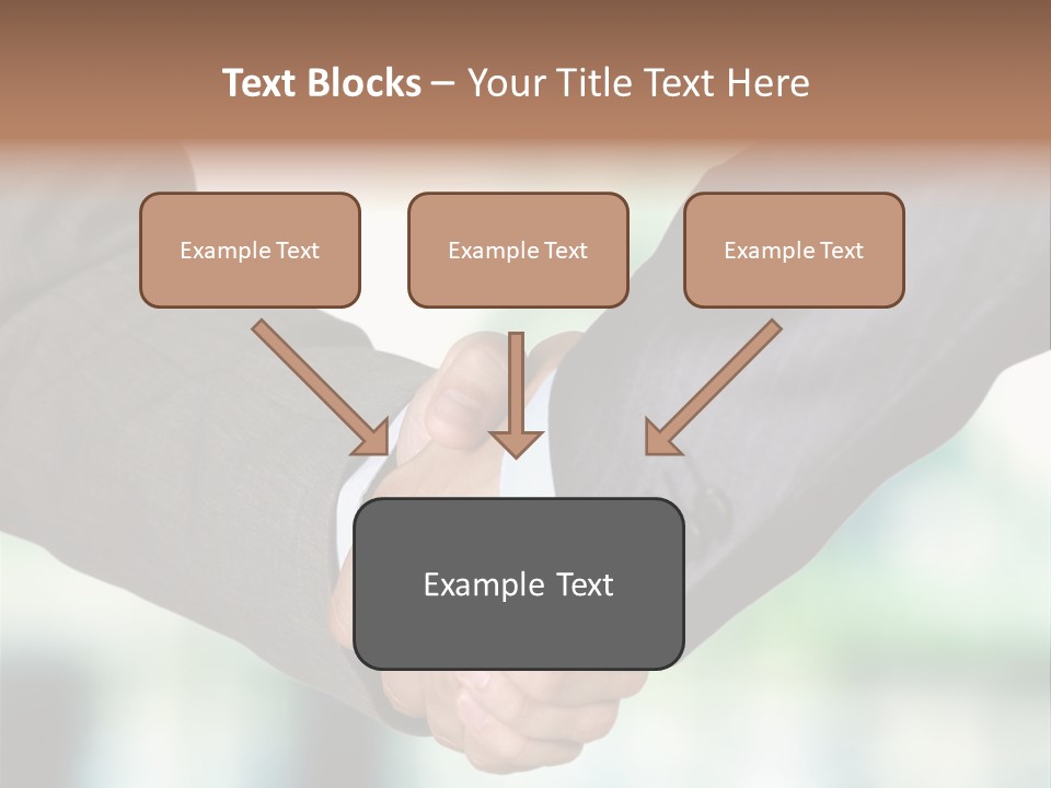People Hand Together PowerPoint Template