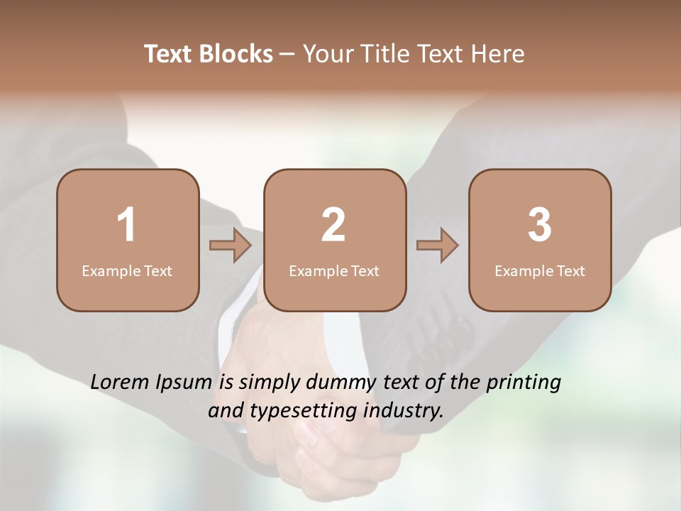 People Hand Together PowerPoint Template