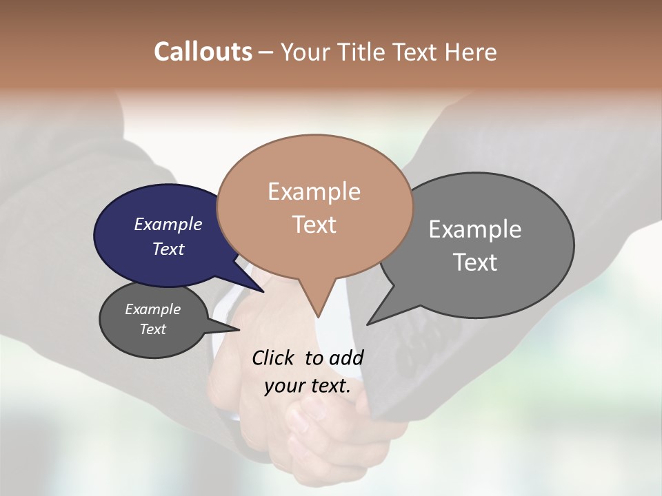 People Hand Together PowerPoint Template