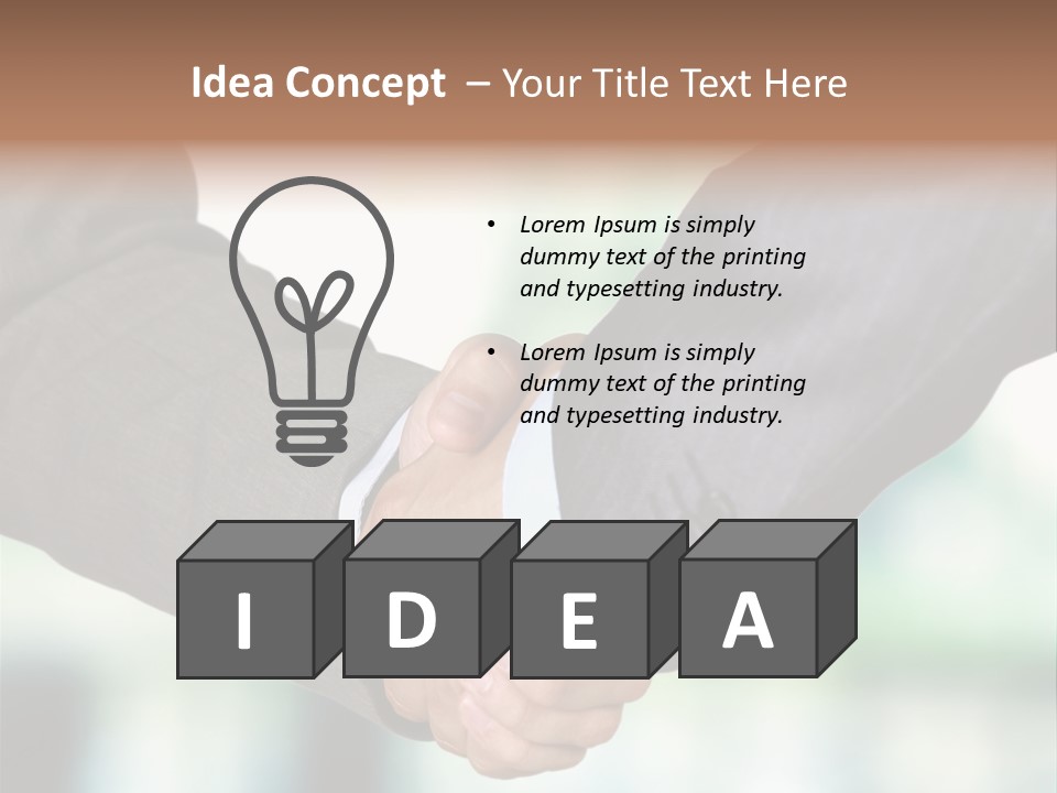 People Hand Together PowerPoint Template
