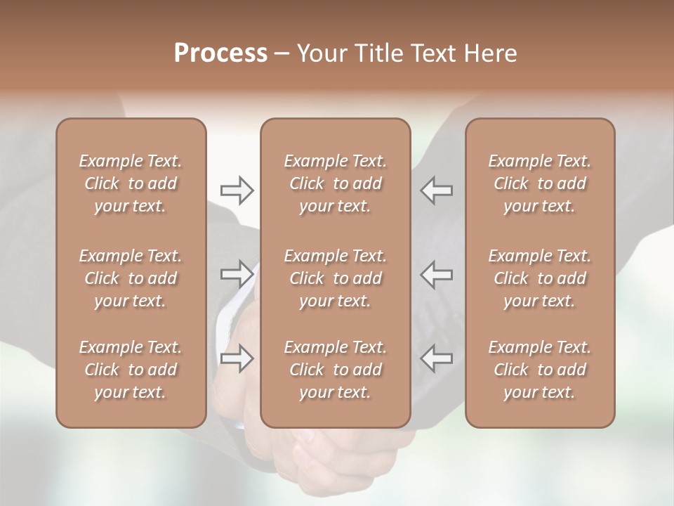 People Hand Together PowerPoint Template