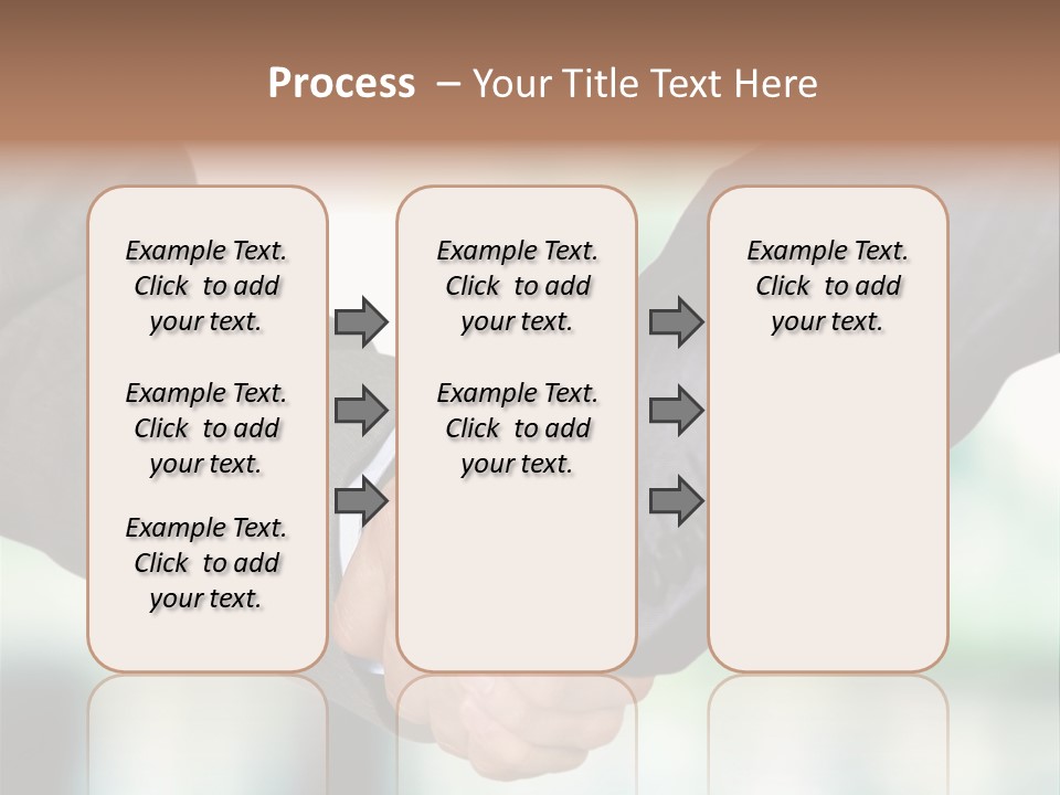 People Hand Together PowerPoint Template