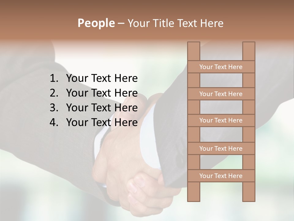 People Hand Together PowerPoint Template