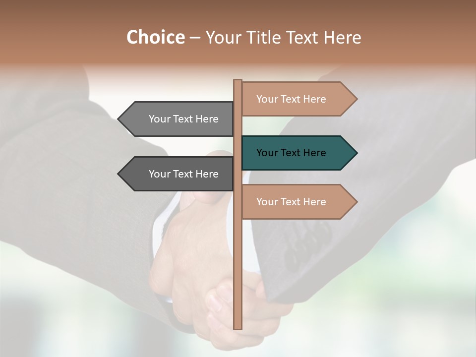People Hand Together PowerPoint Template