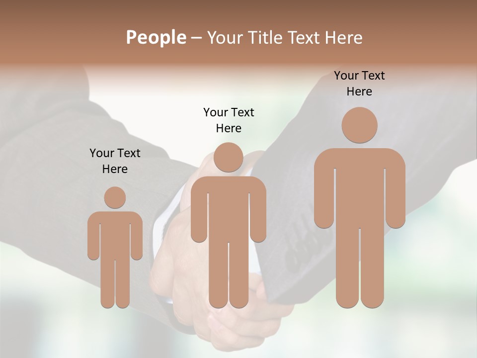 People Hand Together PowerPoint Template