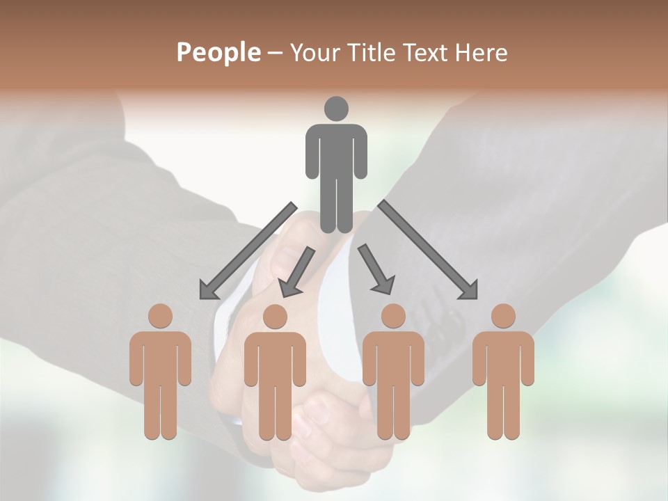 People Hand Together PowerPoint Template