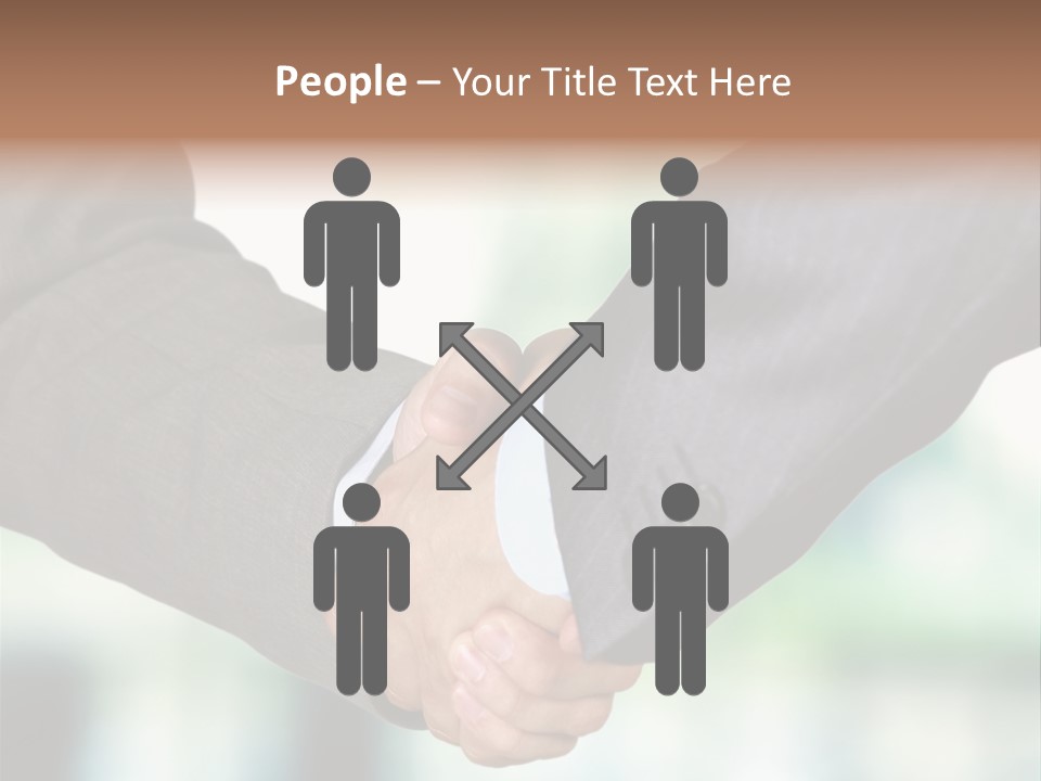 People Hand Together PowerPoint Template