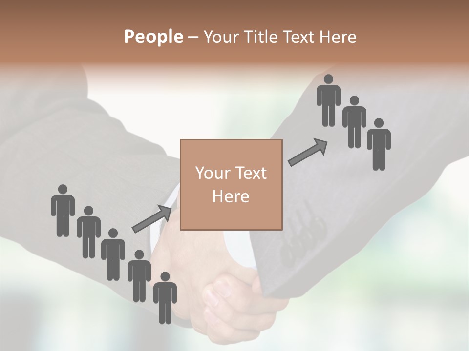 People Hand Together PowerPoint Template