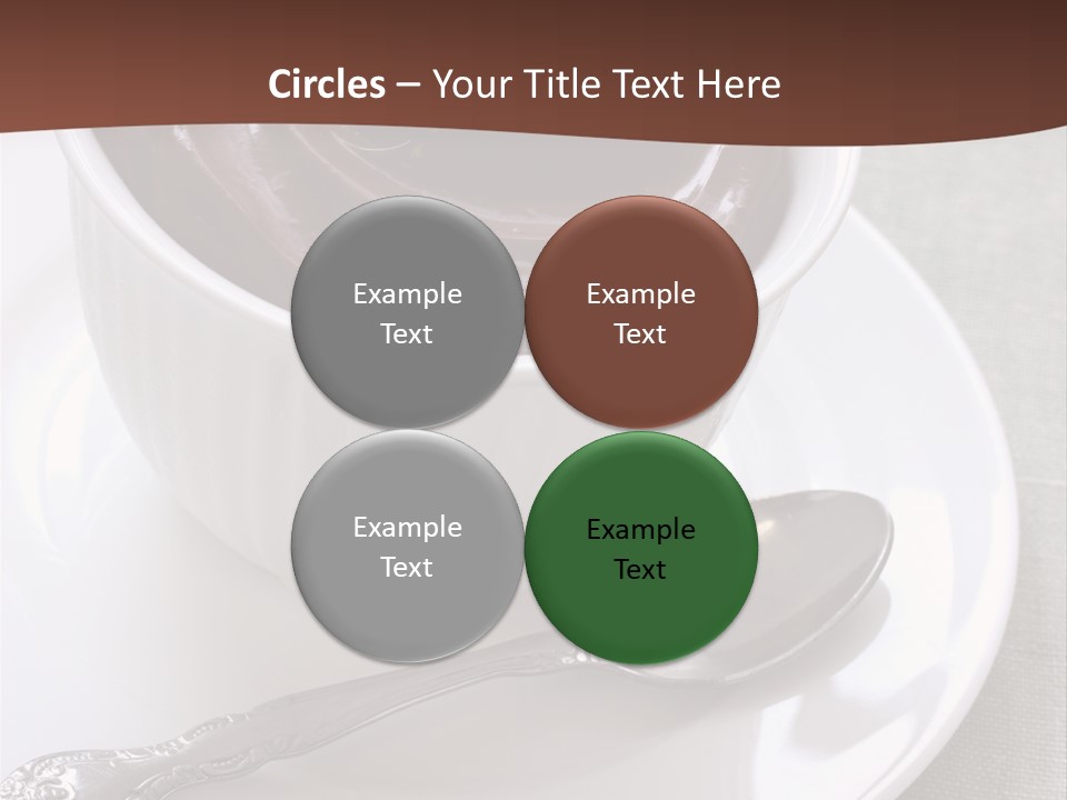 Spoon Cream Brown PowerPoint Template