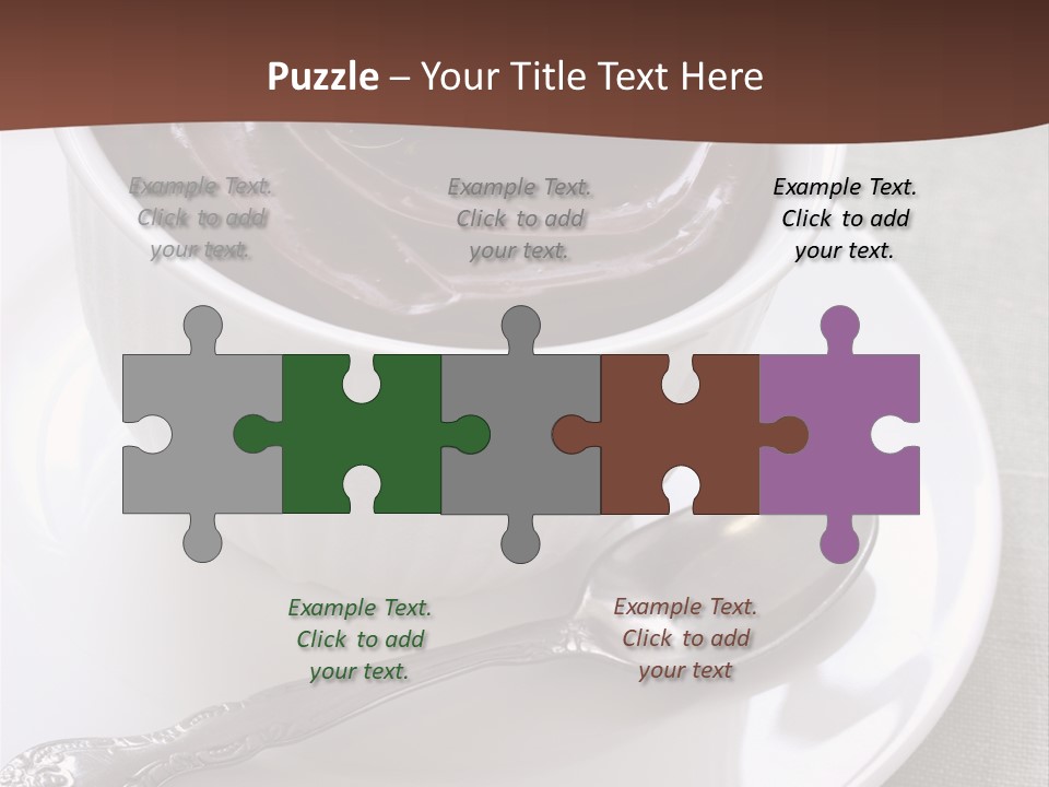Spoon Cream Brown PowerPoint Template
