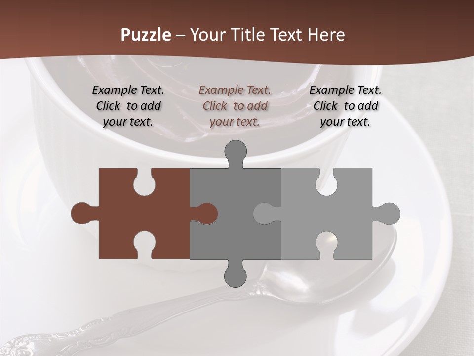 Spoon Cream Brown PowerPoint Template
