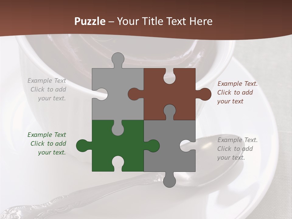 Spoon Cream Brown PowerPoint Template