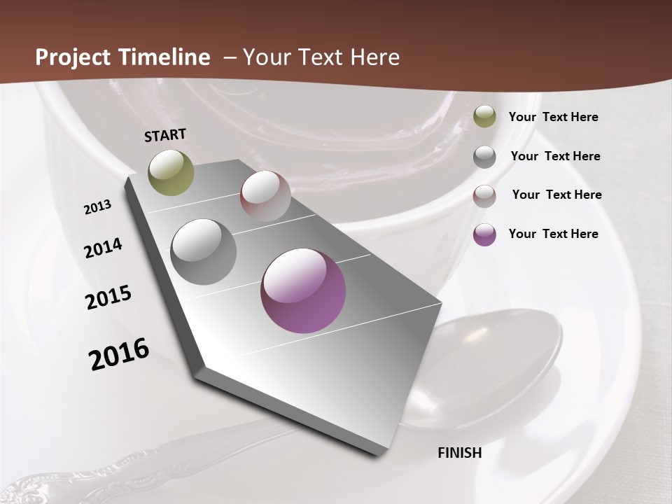 Spoon Cream Brown PowerPoint Template