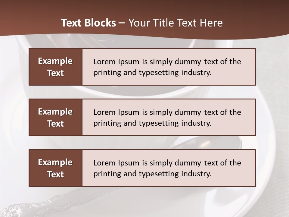 Spoon Cream Brown PowerPoint Template