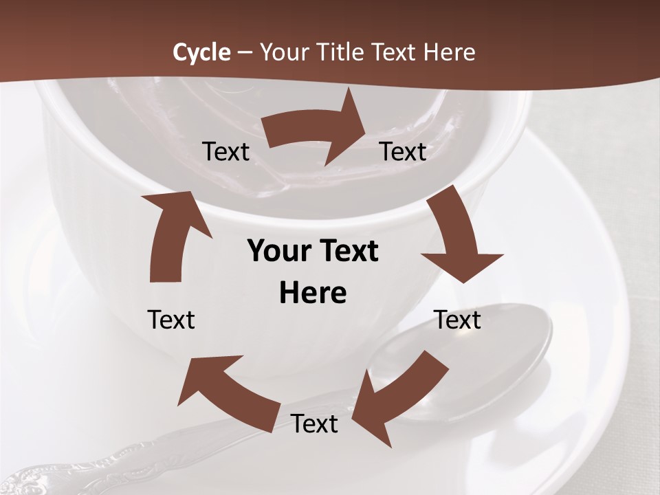 Spoon Cream Brown PowerPoint Template