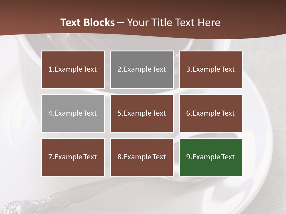 Spoon Cream Brown PowerPoint Template