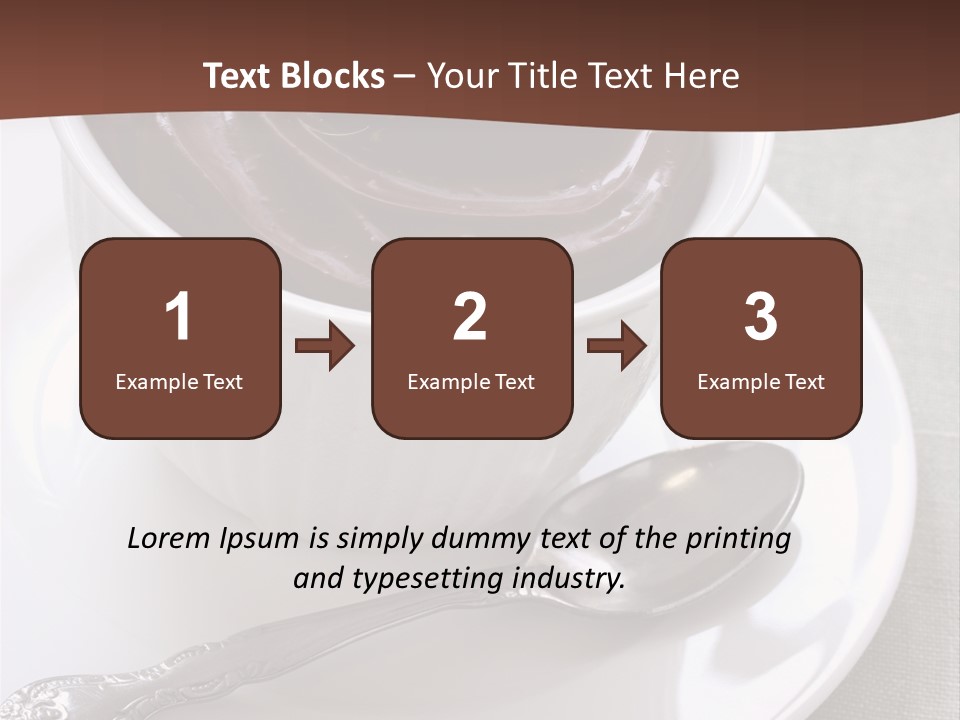 Spoon Cream Brown PowerPoint Template