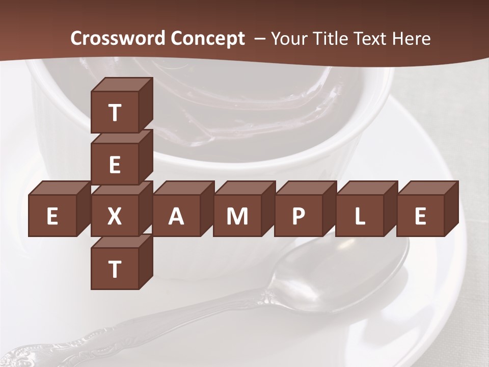 Spoon Cream Brown PowerPoint Template