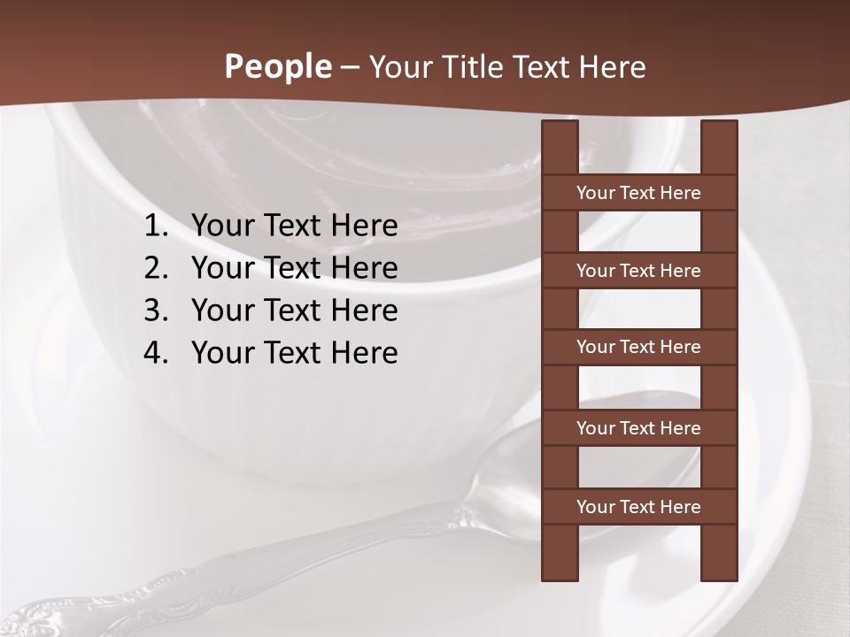 Spoon Cream Brown PowerPoint Template