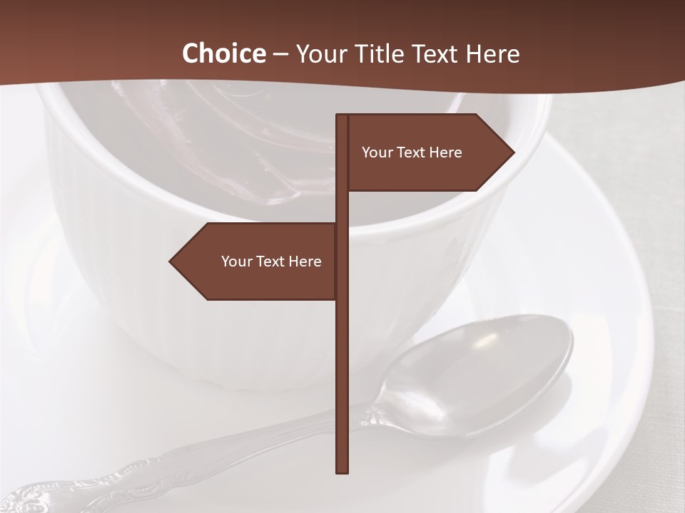Spoon Cream Brown PowerPoint Template