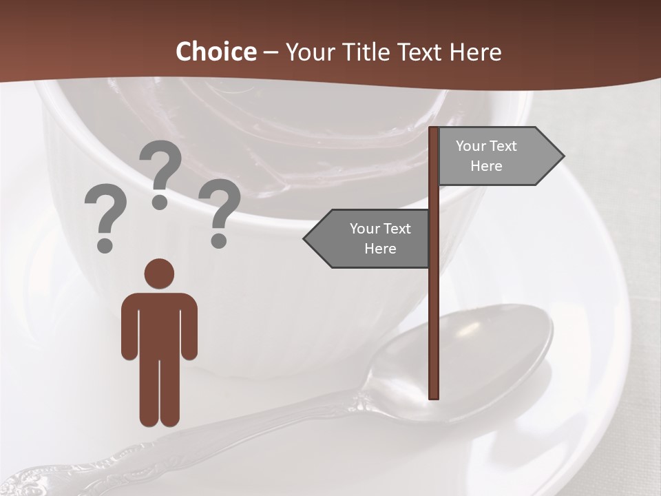 Spoon Cream Brown PowerPoint Template