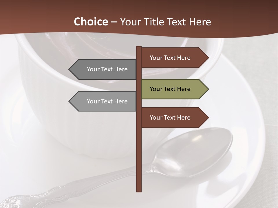 Spoon Cream Brown PowerPoint Template