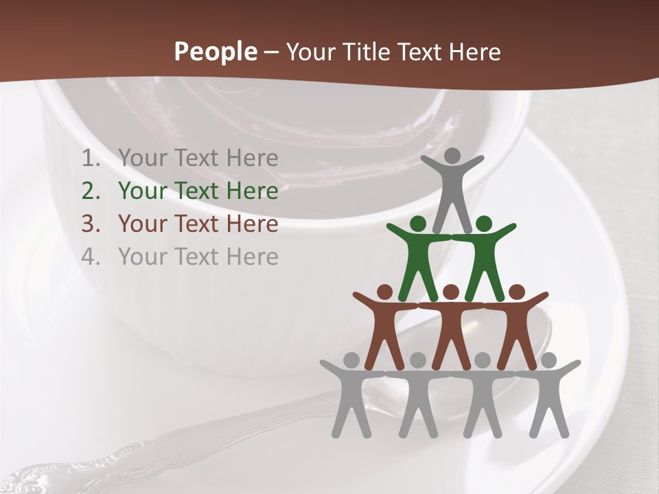 Spoon Cream Brown PowerPoint Template