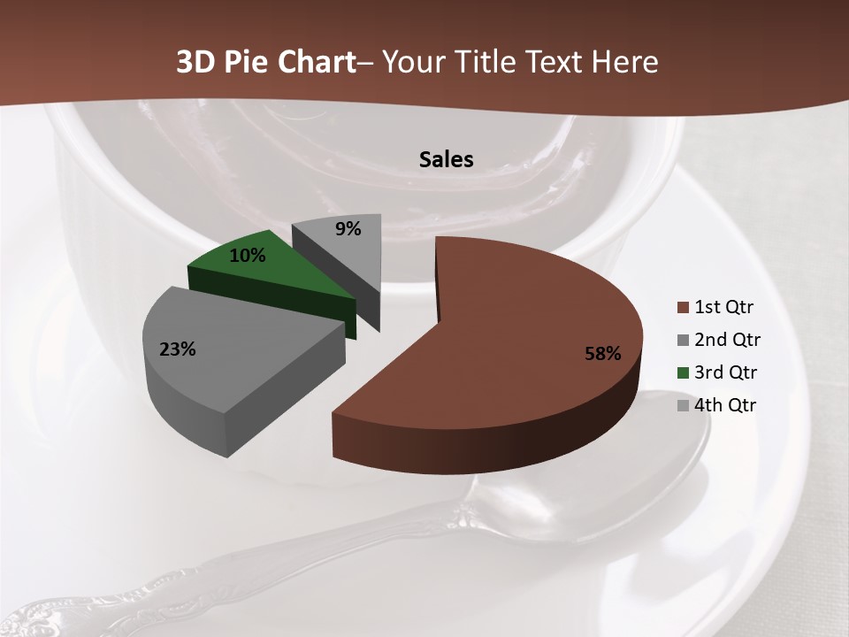 Spoon Cream Brown PowerPoint Template