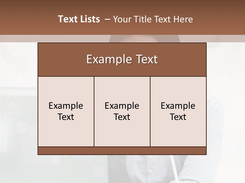 A Woman Sitting In Front Of A Laptop Computer PowerPoint Template