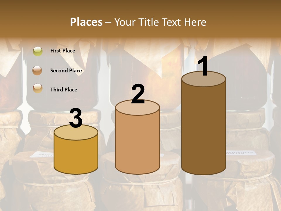 Jar Cook Paper Storing PowerPoint Template