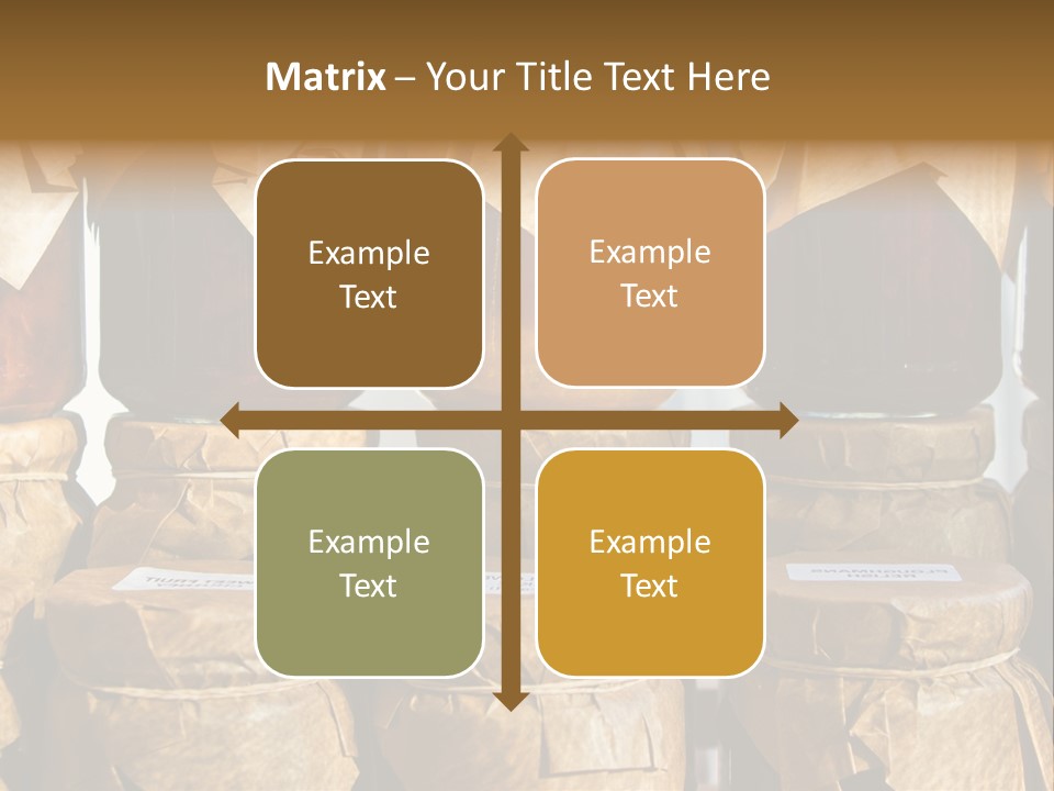 Jar Cook Paper Storing PowerPoint Template