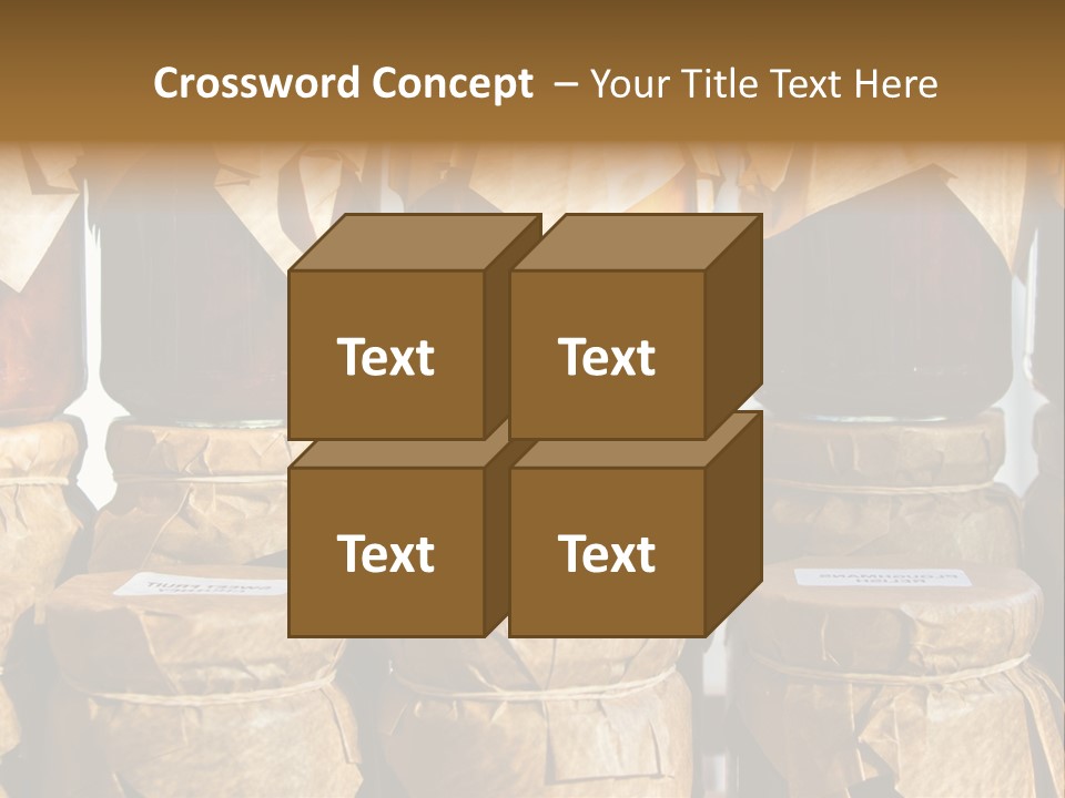 Jar Cook Paper Storing PowerPoint Template